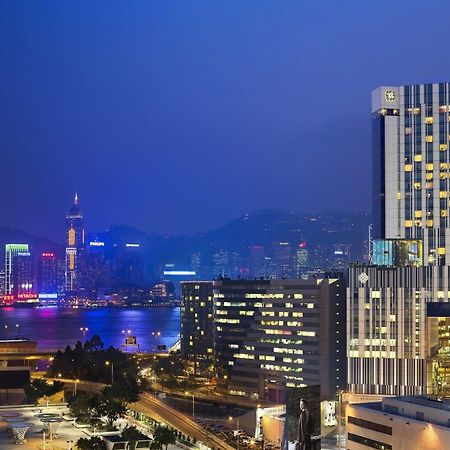 Hotel Icon Hong Kong Ngoại thất bức ảnh The hotel at night